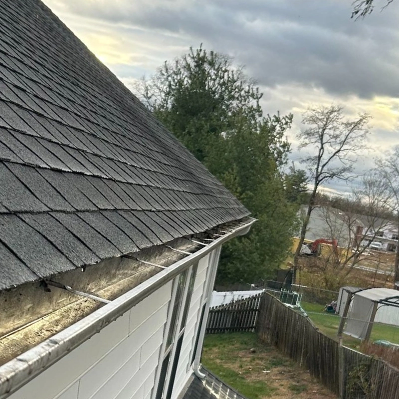 About Sticky Cleaned Gutter